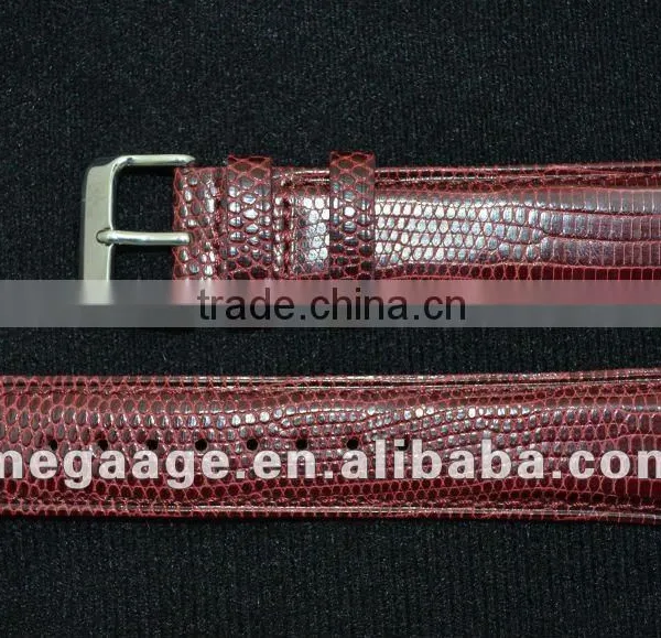 Good Quality Genuine Lizard Leather Watch Belt