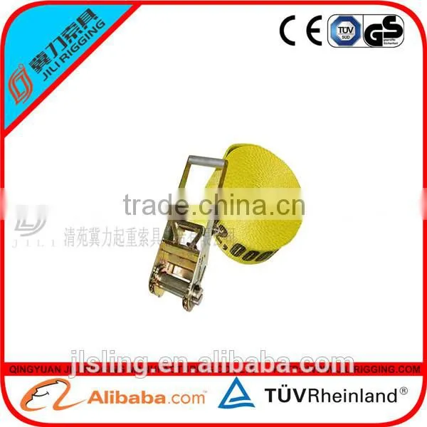 GS Cargo Ratchet Lashing Strap With Double J Hook photo-2