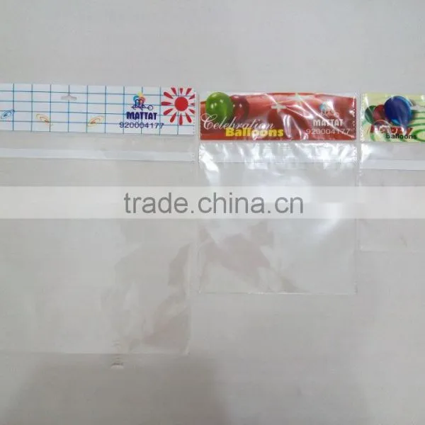 Plastic Self Adhesive Bopp Header Bag With Euro Hole and Permanent Tape photo-2