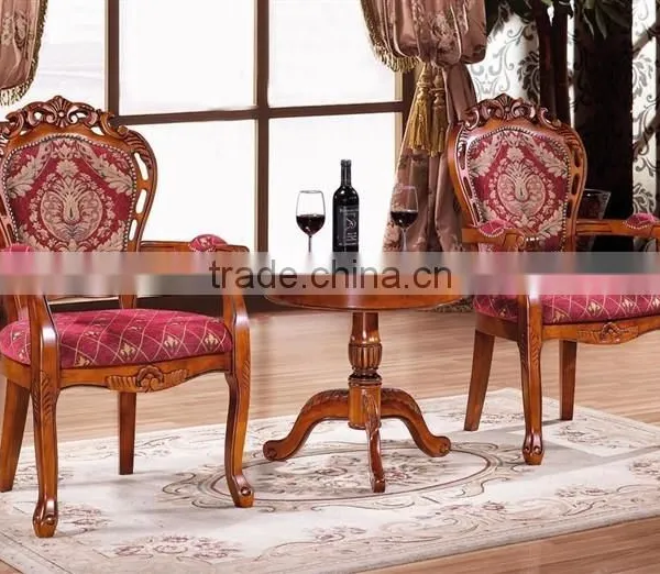 Wooden Round Small Tea Table (NG2661)