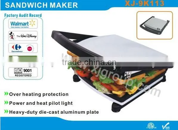 2000W Big Die-cast Sandwich Press XJ-9k113 photo-6