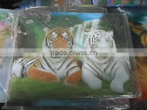 Pp Material 3d Tiger Wall Picture