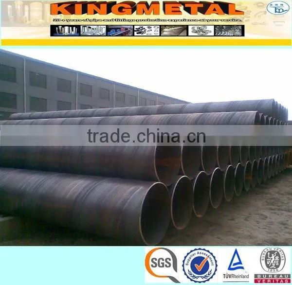 API 5L Welded Carbon Steel Spiral Seam Submereged Arc Welded Pipe SSAW Pipe photo-4