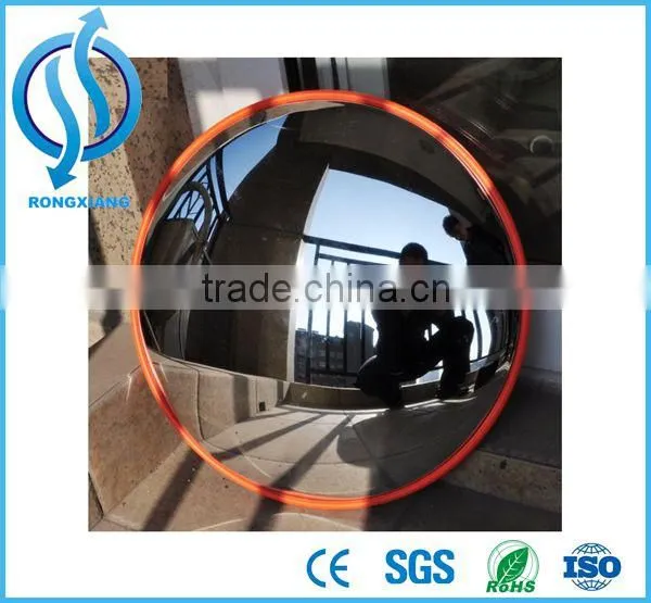 Unbreakable Stainless Steel Frame Safety Convex Mirror photo-2