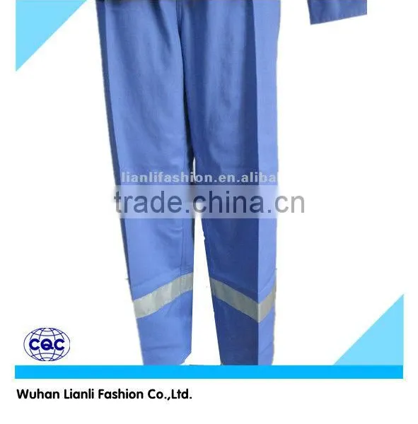 Blue Long Sleeves Reflective Cheap Work Uniform photo-3