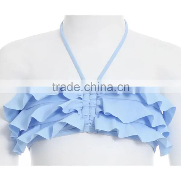 Latest Fashion Ruffles Sexy Kids Bikini With Various Colours photo-5