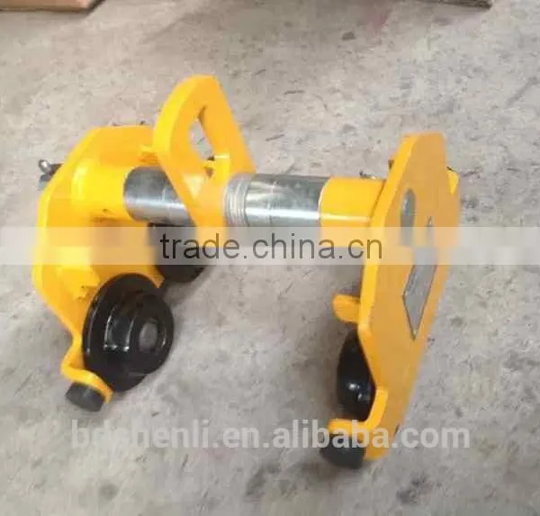 Beam geared trolley with brake/ Plain trolley