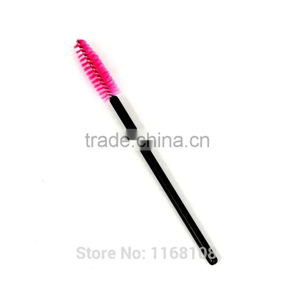 10pcs/lot New Make up Pink Disposable Eyelash Brush Mascara Applicator Wand Brush photo-5