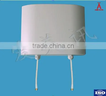 2*14dbi 2.4g Wifi Sma Antenna Directional Wall Mount Flat Patch Panel MIMO Antenna Wireless Network Equipment
