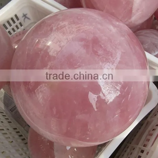 2015 Factory Direct Customed Rough Rose Quartz Ball for Sale photo-4