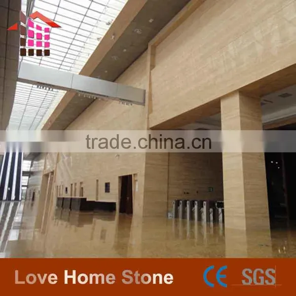 Wood Travertine Marble Tile Floor photo-2