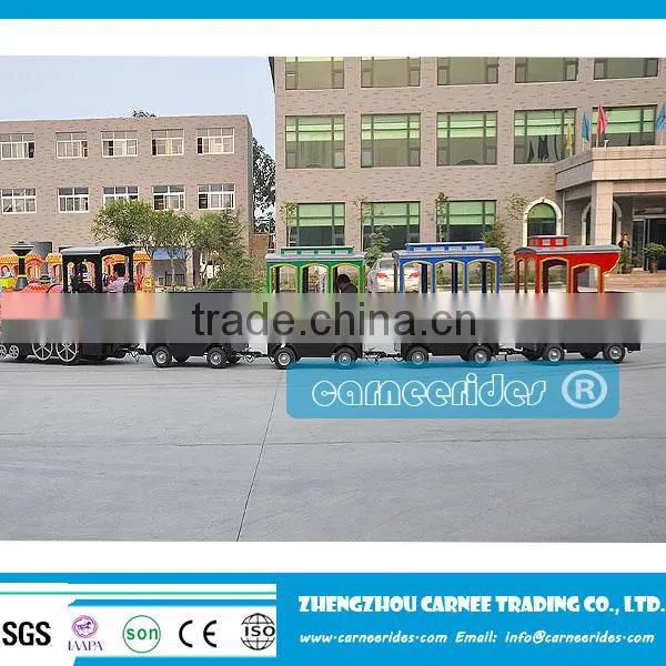 Trackless Train Rides for Sightseeing// Electric Trackless Train Ride for Sale photo-4