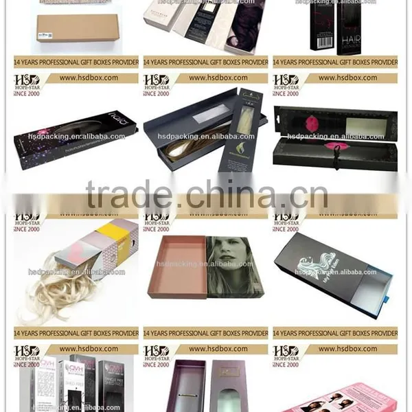 Hot Selling Elegant Box Hair Extension Packaging Box Wholesale Guangzhou Supplier photo-3