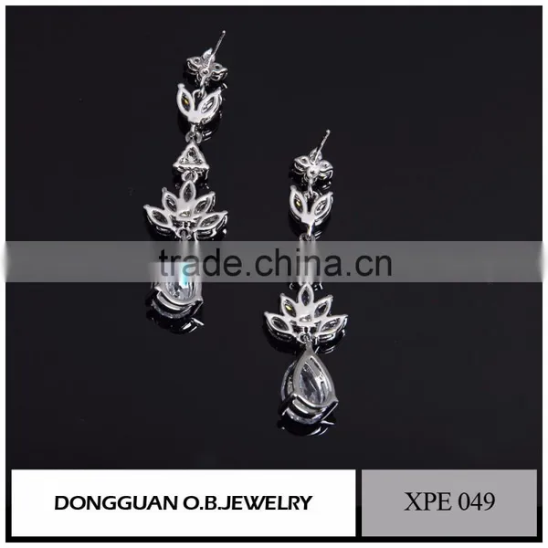 Drop Wedding Earring /butterfly Shape Earring /least 18 k Gold Earring photo-6