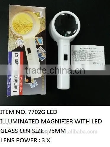 ILLUMINATED MAGNIFIER WITH LED
