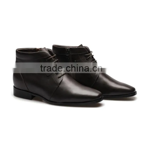 Men Boots /black Leather European Mens Boots/high Ankle Boots for Men photo-3