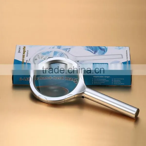 BIJIA 62039 Model MG 8B-1 Handle 6 Led Light Magnifier for Sale photo-6
