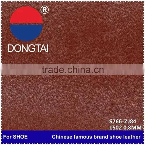 0.8mm New 100% Covers Leather/ Made in China Embossed Synthetic Leather /With 20 Years Expenience pu Shoe Leather photo-4