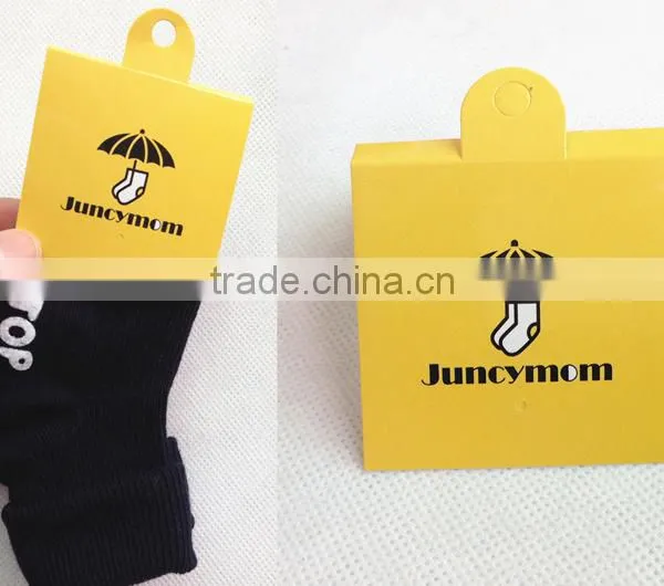 Customerized Hangtag Paper Tag Printing Sock Header Card photo-6