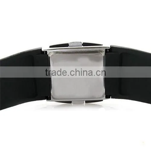 Casual Unisex White Black LED Digital Sports Wrist Watch Wristwatch Date Clock photo-3