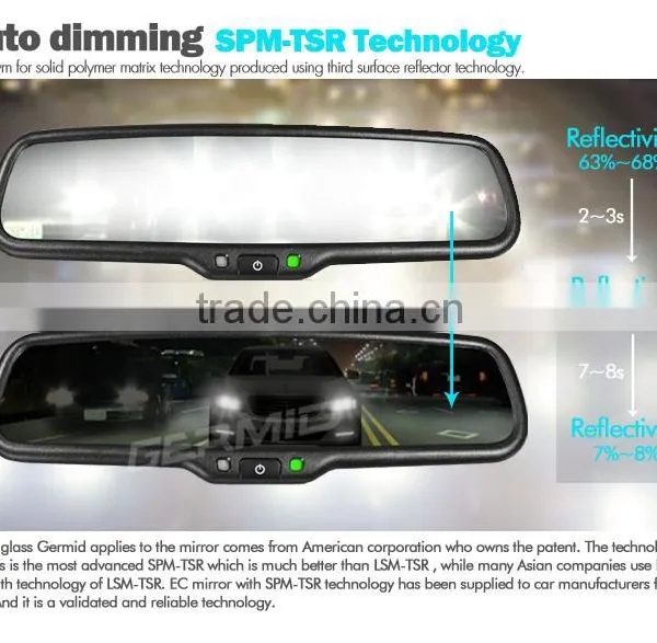 Car Dvr Rear View Camera Full hd 1080P Auto Dimming Rearview Mirror Oem Factory in Shenzhen photo-4