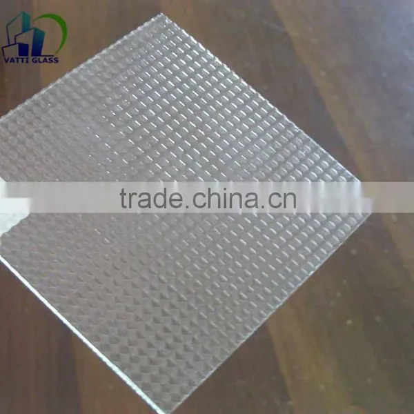 Embossed Glass Bathroom Light 4mm Cloth is Not Perspective Can be Customized photo-5