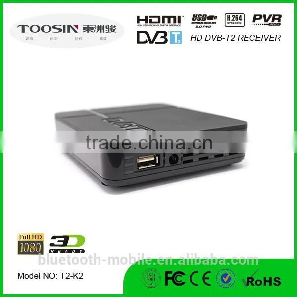 OEM/ODM HD 1080P DVB T2 Mini FTA Digital Decoder Set Top Box Terrestrial Receiver photo-3