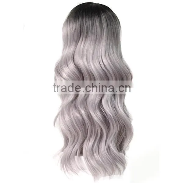 New Arrival 200g Fashion Synthetic Wig Lace Front Wig for Woman photo-3