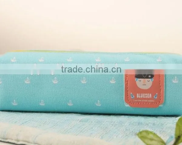Eco-friendly Products Custom Canvas Pencil Case for Kids photo-3
