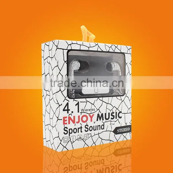 New Candy Colors Leather Sports Earphones SNHALSAR S-22 Sport Bluetooth Earbuds photo-5