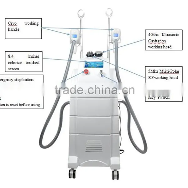 Hottest Professional Cool Body Sculpting Machine With Cavitaion & Multipolar RF photo-2