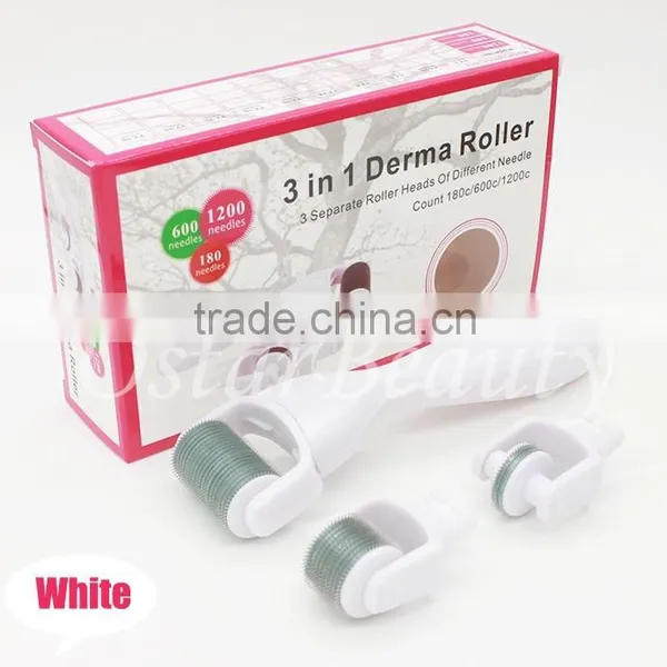 (ISO 13485) Dermaroller 3 in 1 With 180/600/1200 Needles photo-4
