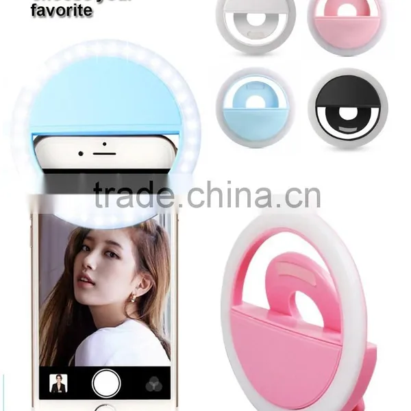 Rechargeable Selfie Ring Light Beauty Flashlight Li-Poly 36 LED Cellphone LED Fill Camera Light photo-6