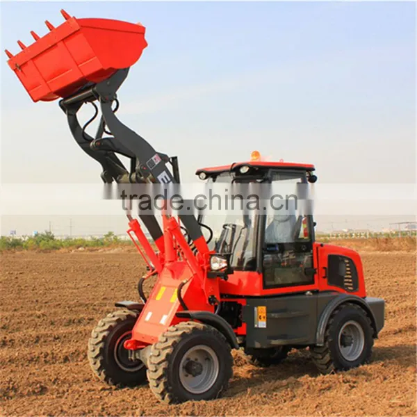 ER10 Everun Mini Farm Front Loader With Wooden Forks/ Drum Folder/ Cutter Head photo-3
