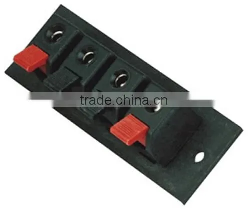 Speaker Wire Spring Terminal; Speaker Wire Terminal Connectors; Spring Loaded Speaker Connectors photo-2