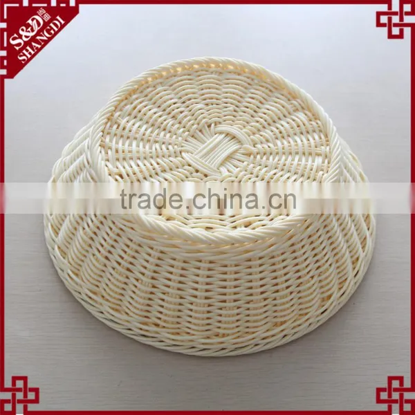 Hot Sale Plastic Rattan Baskets for Supermarket Display Shelves photo-6