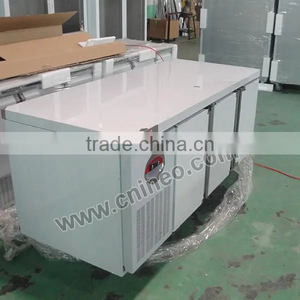 304 Stainless Steel Restaurant Kitchen Chest Freezers Sale/Freezer On Wheels/Commercial Kitchen Freezer photo-3