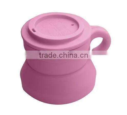 Silicone Travel Collapsible Camping Mug With Lid photo-4