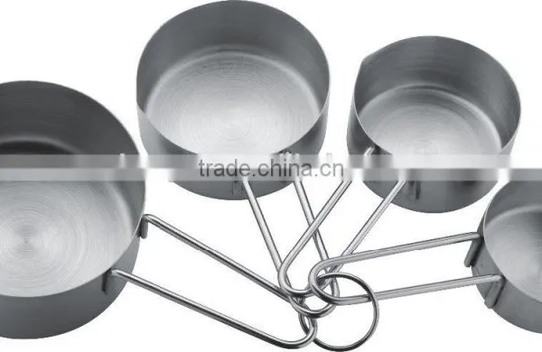 Wholesale Kitchen Accessories 4Pcs Different Size Stainless Steel Measuring Cup photo-3