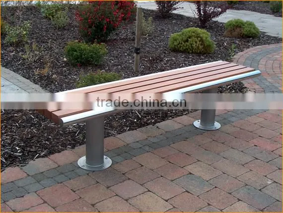 Backless Wooden Garden Bench For Sale photo-2