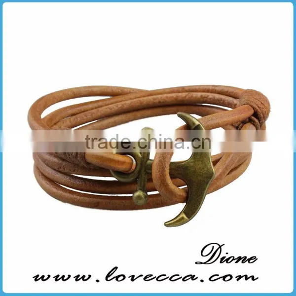 Cheapest Hot Sale 2017 Jewelry Mens Bracelet Anchor Hook Bracelet photo-5