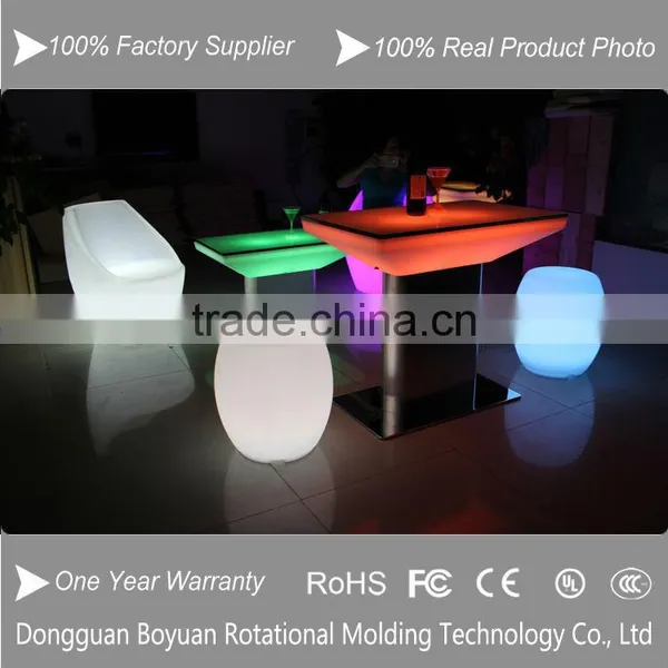 Outdoor Rechargeable LED Glow Furniture With Aluminum Base photo-5