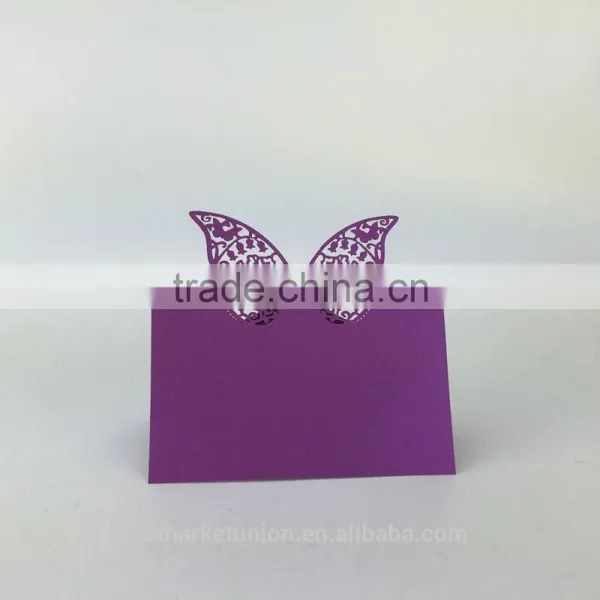 Laser Cut Decoration Card Butterfly Party Invitation Card Table Card Wedding Place photo-3