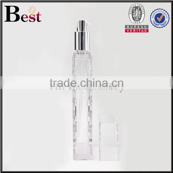 100ml Clear PETG Lotion Bottle Pump High Grade Wave Shape Lotion Bottle Pump photo-3