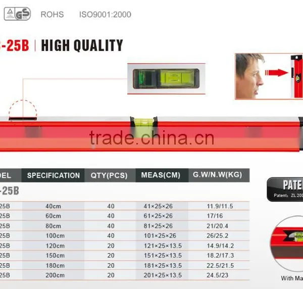 High Accuracy Adjustable Aluminium Spirit Level photo-3