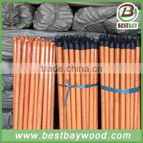 120*2.2 cm PVC Coated Wooden Broom Handle With Italian Thread/long Handle Cleaning Brush photo-4