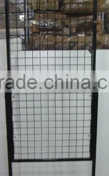 Practical Double Sided Floor Wire Mesh Display Racks and Stands photo-5