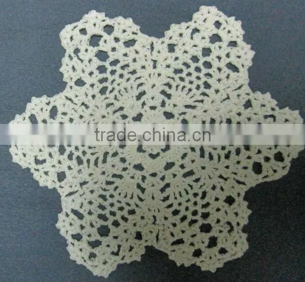 Crochet Lace Cotton Doily photo-2