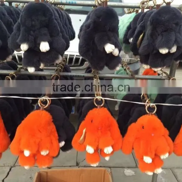 White Soft Plush Doll Toy Pendant Small Toy Pendant for Bag Accessories photo-3