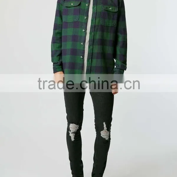 New Model Flannel Long Sleeve Shirt for Man photo-3